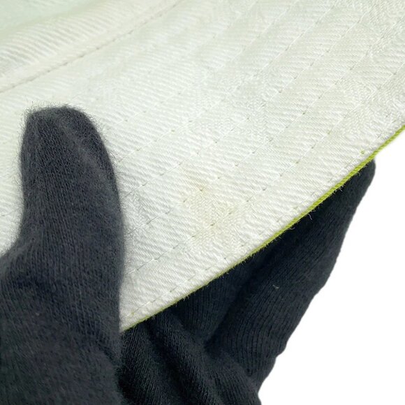 LOUIS VUITTON Monogram Neon Reversible Bucket Hat Size L Cotton Neon Yellow - Picture 9 of 14